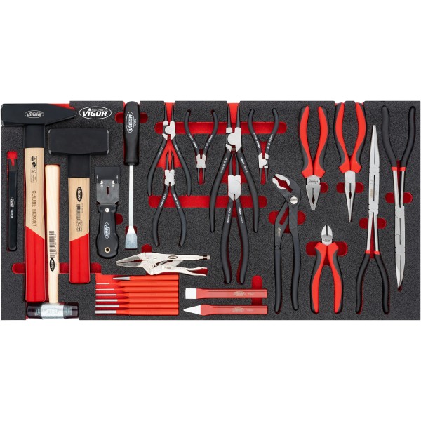Pliers ∙ hammer ∙ chisel set for Series XL