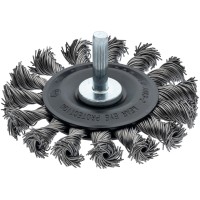 Wheel brush ∙ knotted wire ∙ 75 mm