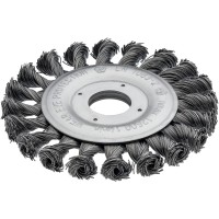 Wheel brush for right-angle grinder ∙ 115 mm ∙ knotted wire